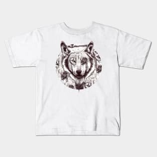 Young wolf Kids T-Shirt